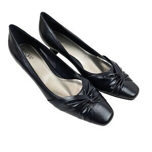 East 5th Womens Pumps Navy Size 8 Lilac II Twisted Knot Slip On Shoes Dress NIB